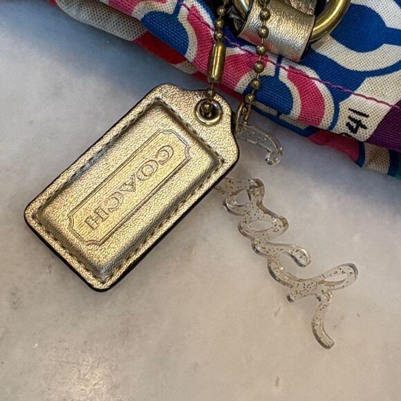 Coach Poppy Pop C Spotlight Multicolor Tote Shoulder Handbag - Picture 16 of 16